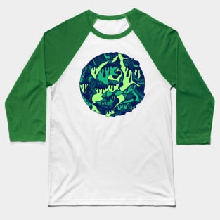 Ngreen Circle of Drip Baseball T-Shirt